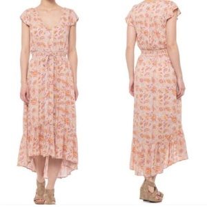 NWT Lucky Brand paisley / floral print midi dress